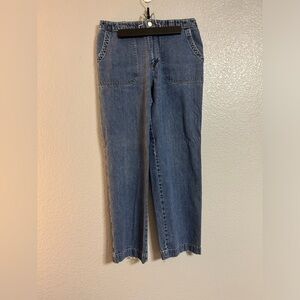 Vintage women’s Cherokee Medium wash blue straight leg denim jeans size 8